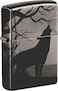Zippo 49188 Wolves Design Photo Image 360&deg; Black Ice Windproof Lighter