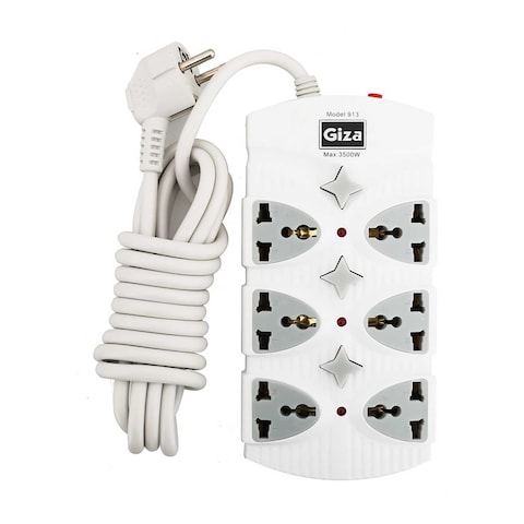 PC Electricity Joint, 3 Meters - 16AMP