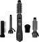Evvoli Multiple Hair Straightener Curler Brush 6 In 1, Cool Shot, 3 Heat Setings, Ions Jet, 1200W, Black, EVHC-AS1200B