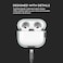 VRS Design Modern designed for Airpods 3 case cover (2021) with Leather Strap - Mint Green
