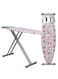Generic Ironing Board with Iron Rest and Steam Iron (Pink)