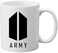 Giftex Bts Army Logo White Ceramic Coffee Mug