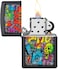 Zippo Classic Lighter Model 49605 - Zippo Street Art with Vibrant Color Graffiti Design - Windproof | Metal Material - Black
