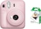 Fujifilm Instax Mini 12 Instant Camera - Blossom Pink + 1 Pack Film