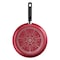 Tefal Super Cook Cookware Set 9 Pieces Red/Black