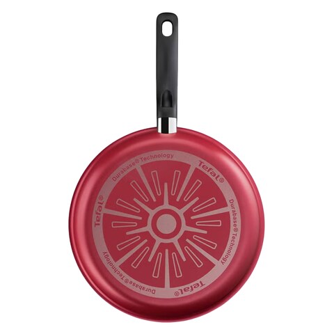 Tefal Super Cook Cookware Set 9 Pieces Red/Black