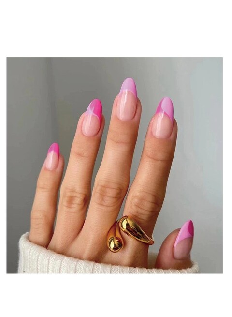 Salon Acrylic Reusable False Nails Set Double Tape and Glue Included