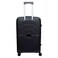Excalibur Luggage Hard Trolley Black 24inch