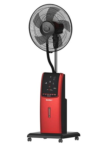 Koolen Stand Mist Fan 100W, 807100009, Red/Black