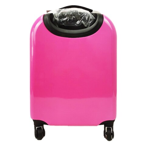 Buy Reflection Wheel Hard Casing Cute Cat Printed Luggage