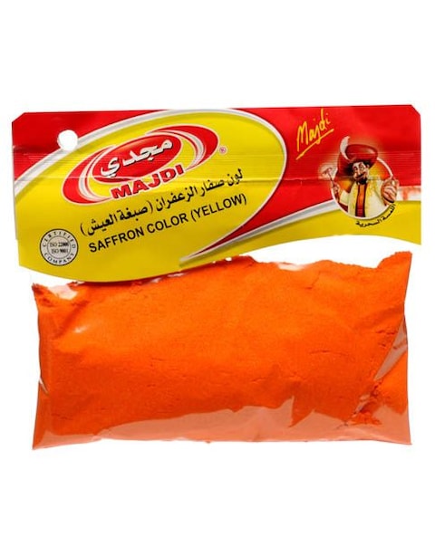 Majdi Saffron Yellow Color 100 gr