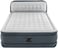 Intex Queen Dura-Beam Series Headboard Airbed, Multi-Colour, 64448