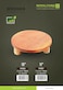 Royalford Wooden Chapati Table, Natural Wood, Eco-Friendly, 11", Multi
