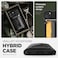 VRS Design Damda Glide Hybrid for iPhone 15 PLUS case cover wallet [Semi Automatic] slider Credit card holder Slot [3-4 cards] &amp; Kickstand - Black Groove