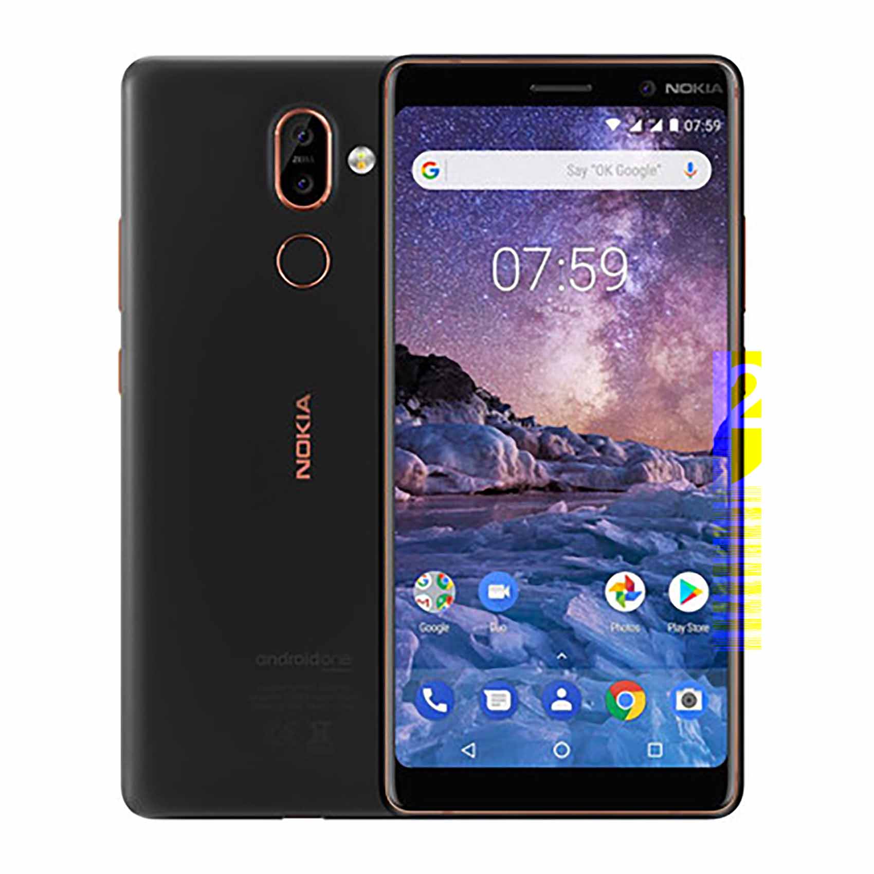 新品未開封 Nokia 7 plus Dual-SIM (ブラック）SIMフリー Original Nokia 7 plus Black Dual SIM 64GB 4G Unlocked