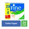 مناديل تواليت فاين - عبوة من 24