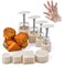 Mid-Autumn Festival Moon Cake Mould Hand-Pressure Flower Cookie Stamps With 16 Pcs Mode Pattern For 4 Sets