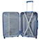 Senator Hard Case Medium Suitcase Luggage Trolley For Unisex ABS Lightweight Travel Bag with 4 Spinner Wheels KH1065 Pearl Blue