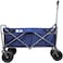 80Kg Foldable Heavy Duty Outdoor Trolley Utility Transport Cart - Blue