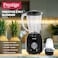 Prestige 2 in 1 Stand Blender 1.5 Ltr 400W   Blender with Grinder Mills   Stainless Steel Blades and Two Pulse Control for Fine and Grinding of Coffee Herbs - Black PR81530