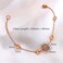 Aiwanto Beautiful Bracelet for Women's Gift for Wife Bracelet Hand Chain(Rose Gold)