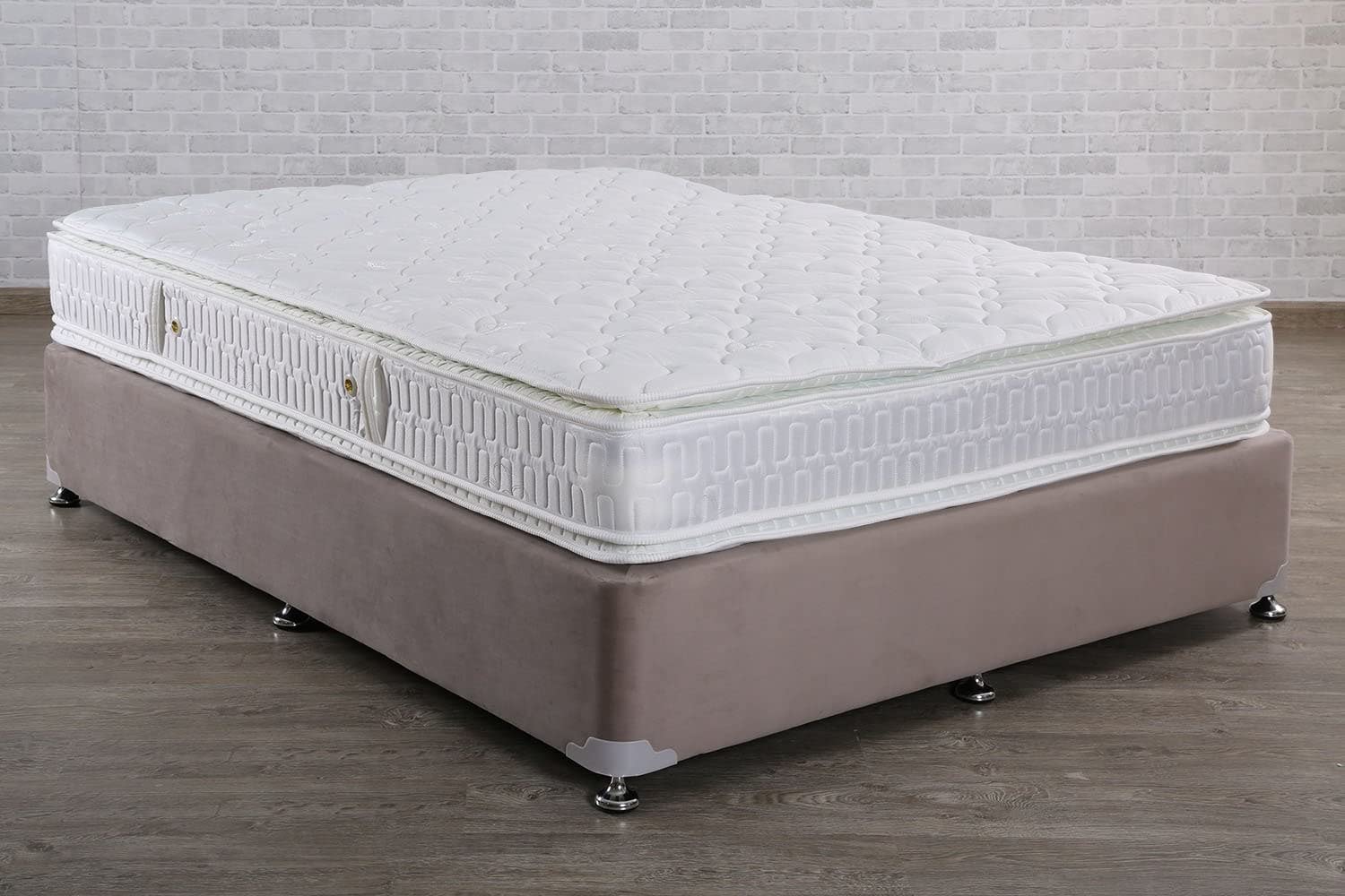 PAN Home Pan Acustica Delux Pillow Top Bonnell Mattress 28 cms - 150X190 080Symj150190