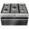 Bosch Series 4, Full Gas Cooking Range 90 X60 Cm, 5 Burners, Stainless Steel, HGVDA0Q50M