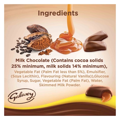 Galaxy Caramel Chocolate Bar - 40 gram - 12 Pieces