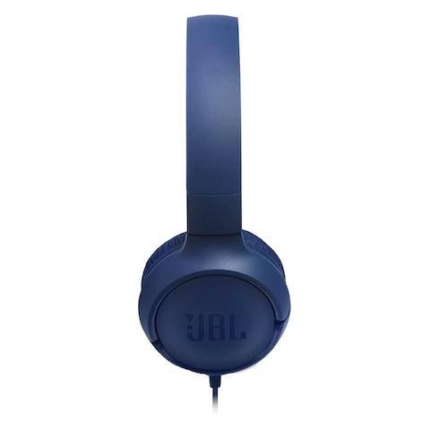 JBL Tune 500 Wired Headphone With Deep JBL Pure Bass Sound Blue