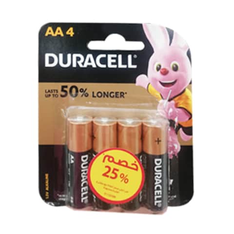 Duracell Battery CB AA 4BL -25% Off