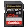 SanDisk Extreme Pro V30 Class 3 SDXC-I Memory Card 256GB Black