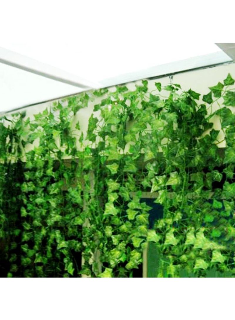 12-Piece Artificial Hanging Ivy Leaves Green