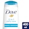 DOVE Shampoo and Conditioner 2 in 1, for dry hair, Daily Care 2in1, nourishing care for up to 100% softer* hair, 400ml