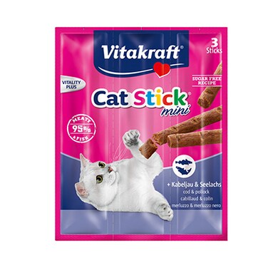 VitaKraft Cat Stick Mini Codfish Tuna 18GR