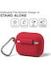 Generic Shockproof Protective Wireless Earbud Case Cover For Apple Airpods Pro 2019 Red