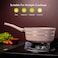 Royalford 18cm Granite Coated Smart Saucepan/Beige, Multi