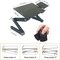 Generic Laptop Stand Table Foldable Laptop Desk Portable 360 Degree Adjustable Table For Bed Sofa With Mouse Board