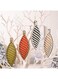 Wooden Christmas Ornaments - Rustic Hanging Decorations for Tree, Wall, Window, and Door (4 Pcs)