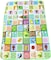 Baby Play Mat Single Side Climbing Mat, Anti Slip Soft Crawling Mat with Fabric Covering Edge, Drawing of Alphabet Figures &amp; Animals