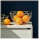 Aiwanto Creative Fruit Basket Bowl (3 Pcs) Metal Storage Container Centerpiece Display Bowl for Living Room Decoration and Modern Kitchen Table (Small - Paint Gold)
