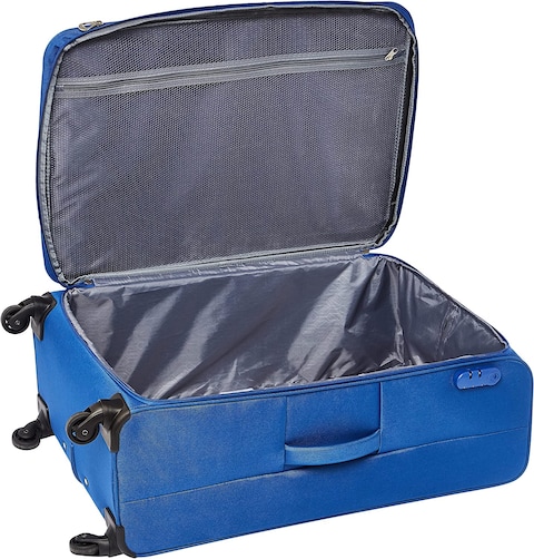 American Tourister Oakland Soft Luggage Trolley Bag, Blue, 68 cm