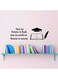 Spoil Your Wall Library Quotes Wall Decals Black 100x40cm