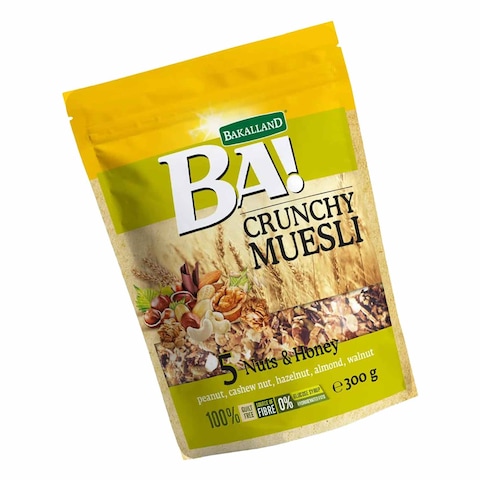 Bakalland BA 5 Nuts And Honey Crunchy Muesli Cereal 300g