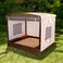Kidkraft Cabana Sandbox Beige &amp; White Stripes, Beige Stripe, 00504, Cabana Sandbox - 48.3 X 57 X 50.9