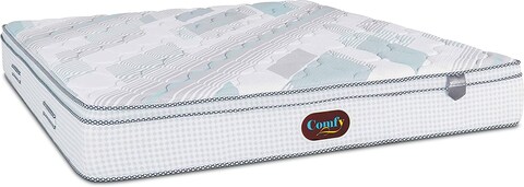 Galaxy Design Monaco Padding Layer, Gel Infused Foam Pocket Spring Box Top Mattress White Color Single Size (L x W x H) 200 x 100 x 28 cm Model - GDF2010-5 Year Full Warranty.