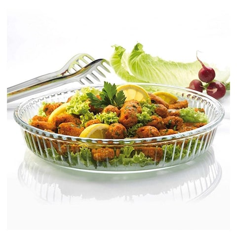 Brwart Rounded Oven Glass Tray - 32cm