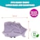 Eazy Kids Set of 4 Shark Reusable Hard Ice Packs for Lunch bags - Purple