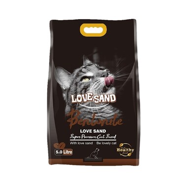 Meaoo&#39;N Love Sand Bentonite Cat Sand Coffee 5 lt