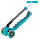 Globber Primo Foldable Lights Scooter Teal 432-105-2