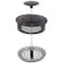 Any Morning French Press Coffee and Tea Maker, Borosilicate Glass Coffee Press, Stainless Steel Filter, Durable and Heat Resistant, Black (800 ml, 27 oz, 3 Cup)